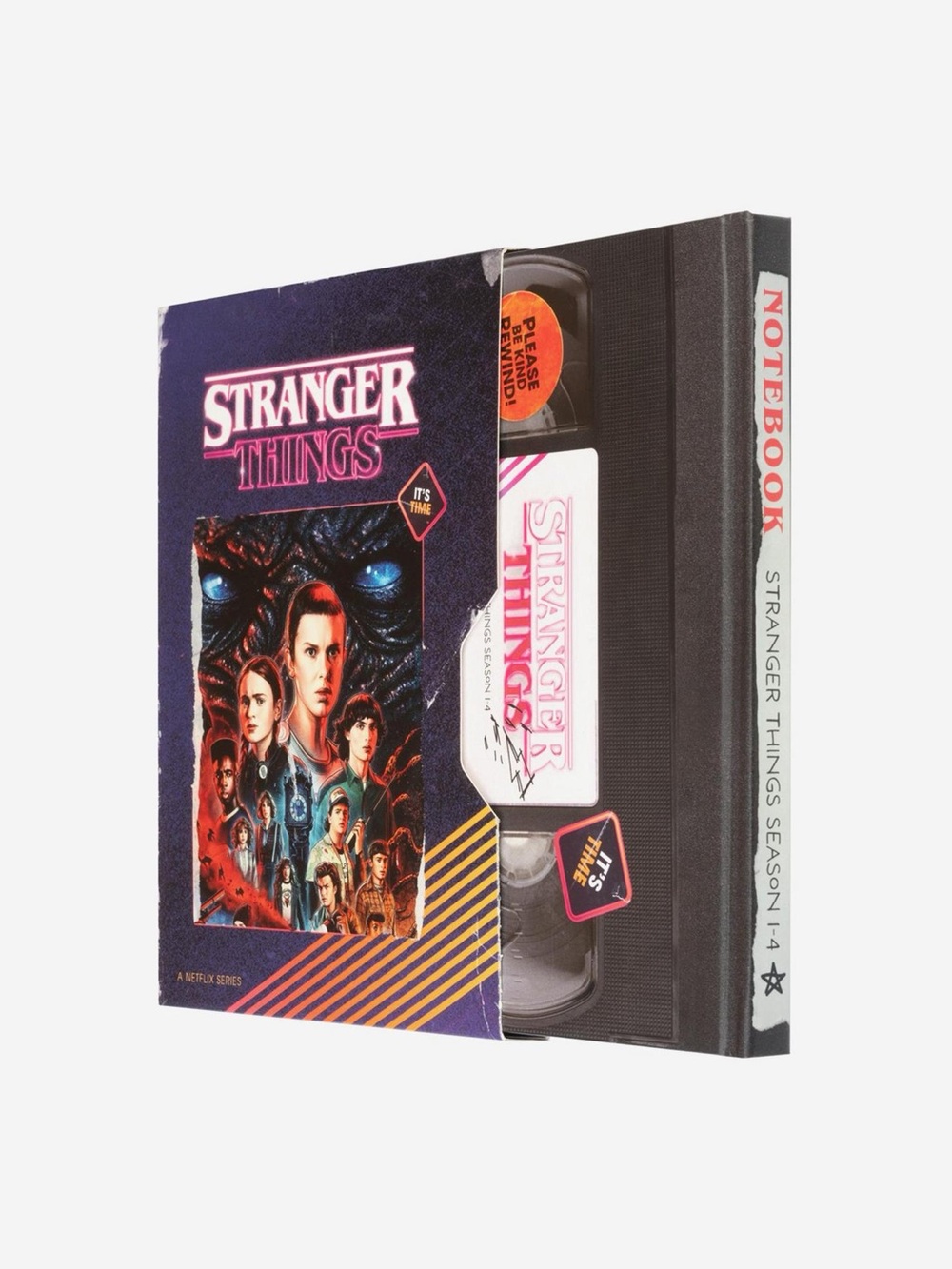 Stranger Things VHS Tape Notebook Journal-NEW